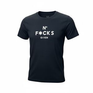 Field Grade Unisex "No F*cks Given" Cotton Tee size XL